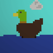 Duck on pond Map Art 1.16.png
